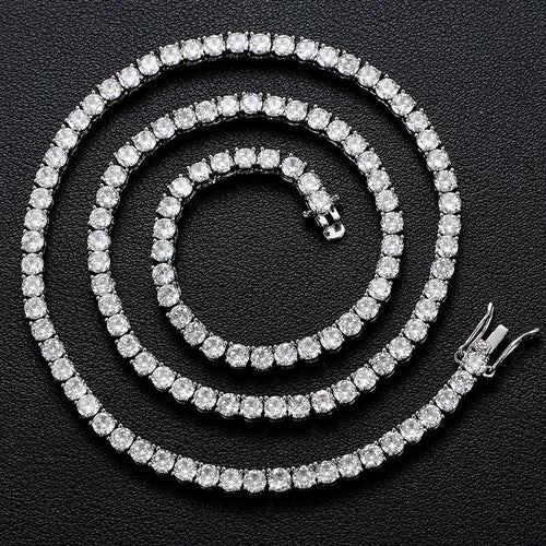 TENNIS NECKLACE WHITE GOLD