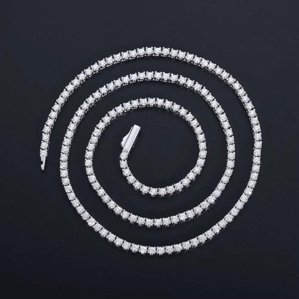 TENNIS NECKLACE WHITE GOLD