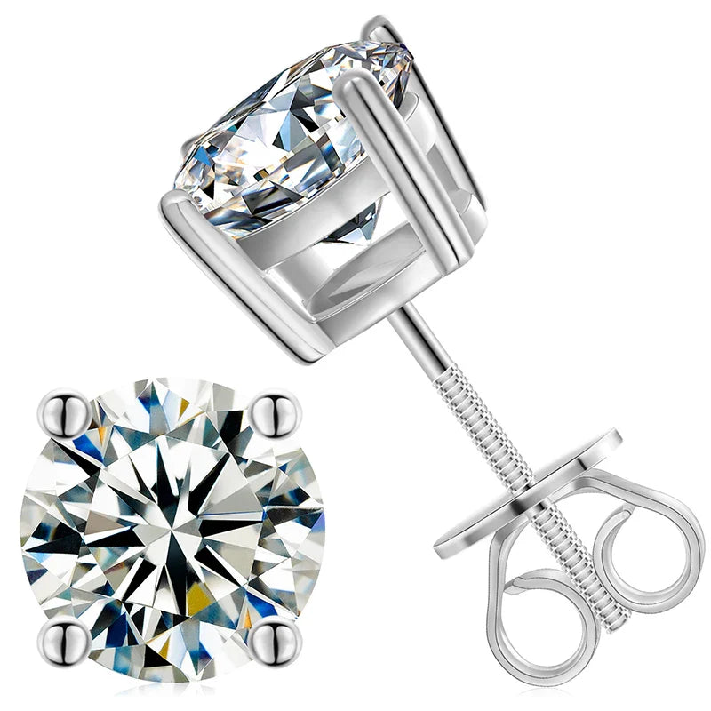 STUD EARRINGS - Silver