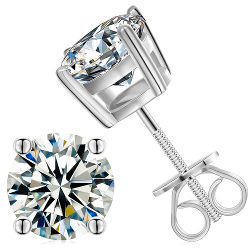 STUD EARRINGS - Silver