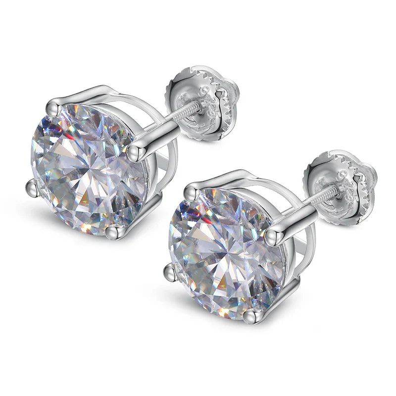 STUD EARRINGS - Silver